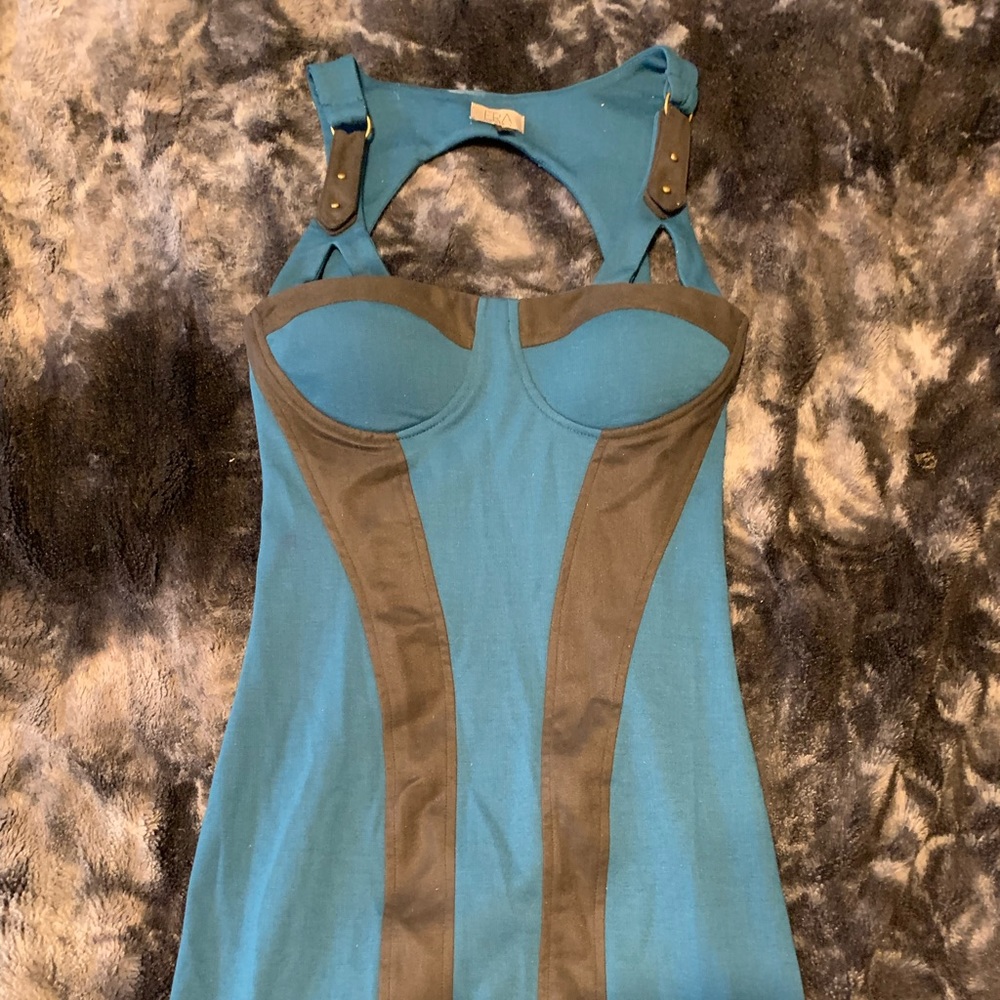 Urban outfitters buckle bustier dress